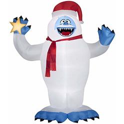 Gemmy Christmas Inflatable Colossal 12ft Bumble with Star Rudolph The Red Nosed Reindeer Character