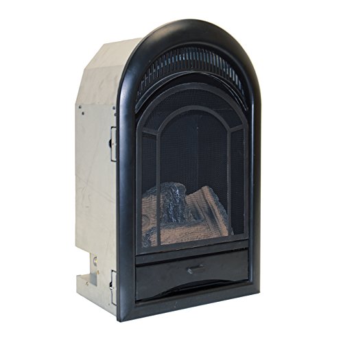 ProCom Vent-Less Fireplace Insert Thermostat Control Arched Door, Model#- PCS100T, 10000 BT
