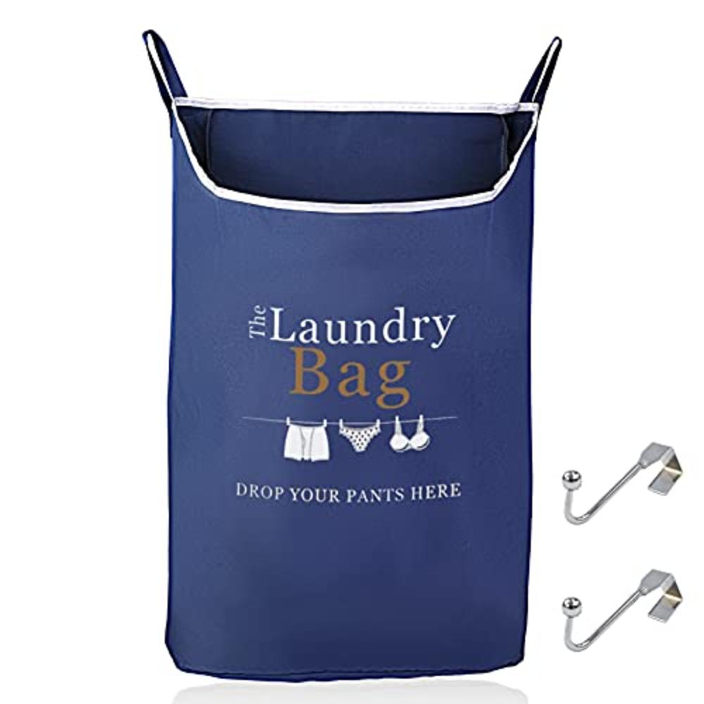 The Fine Living Comp Fine Living Hanging Laundry Hamper with Hooks, Hanging  Hampers for Laundry with Funny Print, Hanging Laundry Bag with Zipper, Sp