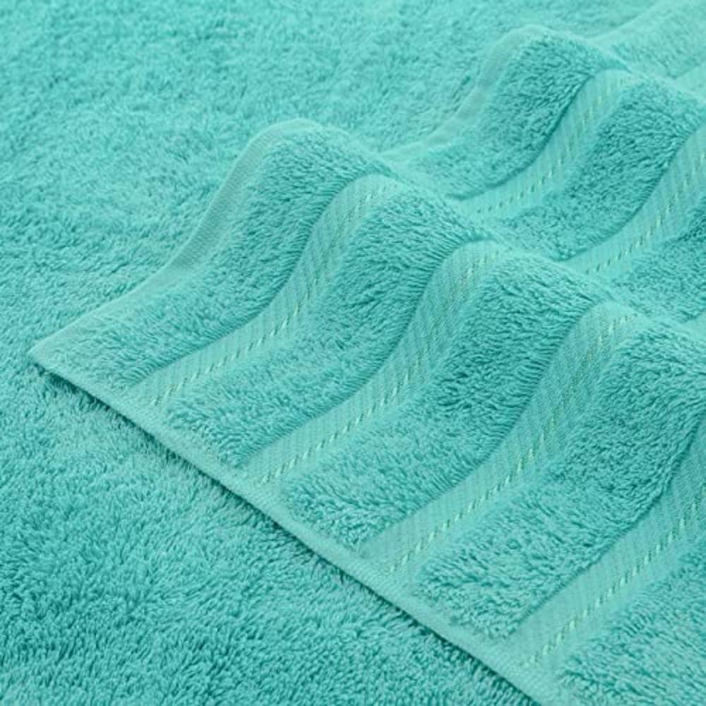 American Soft Linen 6-Piece 100% Turkish Genuine Cotton Premium & Luxury Towel Set for Bathroom & Kitchen, 2 Bath Towels, 2 Hand