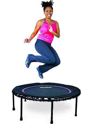 Parecer marido ético Leaps & ReBounds Leaps and ReBounds Trampoline for Adults and Kids -  Rebounder with Online Workout Videos - for Outdoor Games, Fitness, and Recre