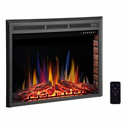 R.W.FLAME 39" Electric Fireplace Insert,Freestanding & Recessed Electric Fireplace,Touch Screen,Remote Control,750W-1500W with T