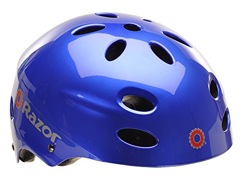 Razor™ Razor V-17 Youth Muli-Sport Helmet, Gloss Blue