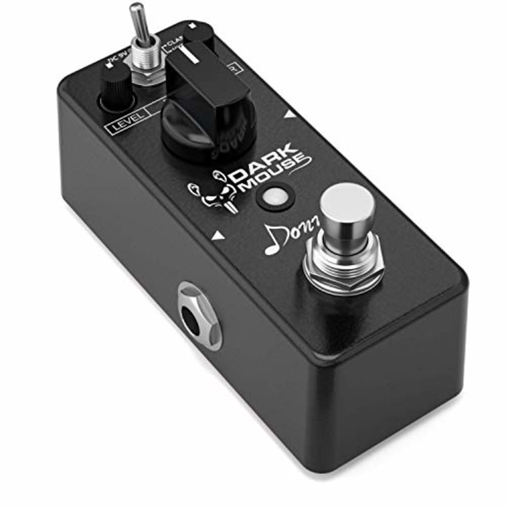 Donner Distortion Pedal, Dark Mouse Distortion 2 Modes Classic Hyper Crunch to Fuzzy Guitar Pedal True Bypass