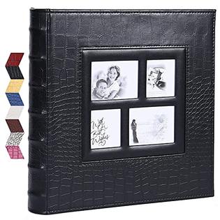 XD-black Vienrose Photo Album for 600 4x6 Photos Leather Cover
