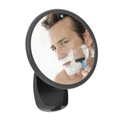 Airia Living Battery Powered Heated Glass Fogless Efficient Shaving Mirror Shatterproof Shower Mirror with 3M Tape, Razor Holder