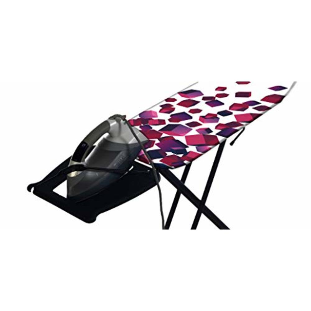 Mabel Home Space Saving Ironing Board, Easy Storage, Adjustable Height + Extra Cover