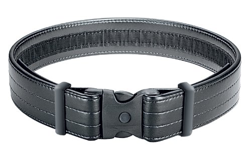 Uncle Mikes Law Enforcement Mirage Plain Ultra Duty Belts (Medium, Black)
