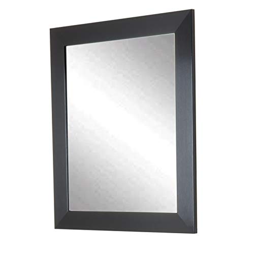 BrandtWorks Black Satin Accent Mirror 32 x 38