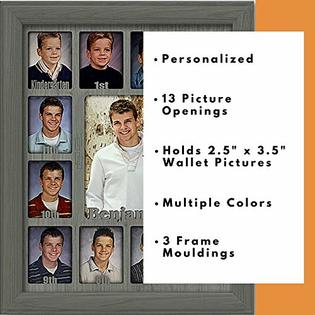 Northland Frames And Northland School Years Picture Frame Personalized Holds Twelve 2 5 X 3 5 School Photos And 5 X 7 Kindergarten To Graduatio Northland Frames And Northland School Years Picture Frame Personalized Holds Twelve 2 5 X 3 5 School Photos And 5 X 7 Kindergarten To Graduatio