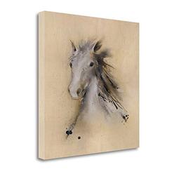 Tangletown Fine Art "Horse Play II" by J.P. Prior, Giclee Print on Gallery Wrap Canvas, 30"x30"