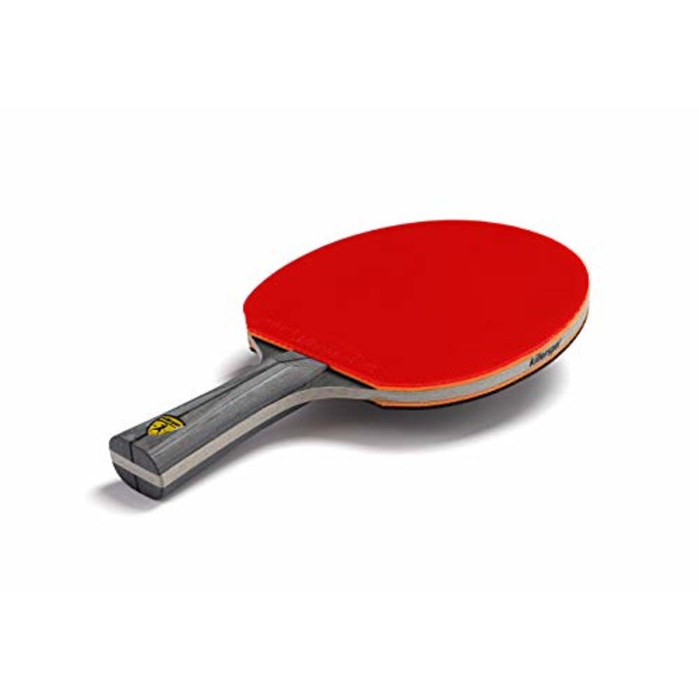 Killerspin JET 600 Spin N2 Table Tennis Paddle, Ping Pong Paddle for Intermediate or Advanced Players, red, medium (110-06)