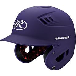 Rawlings R16 Velo Baseball Batting Helmet, Junior, Matte Purple