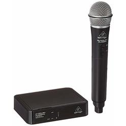 BEHRINGER ULM300MIC High-Performance 2.4 Ghz Digital Wireless System with Handheld Microphone and Receiver, Black & Silver