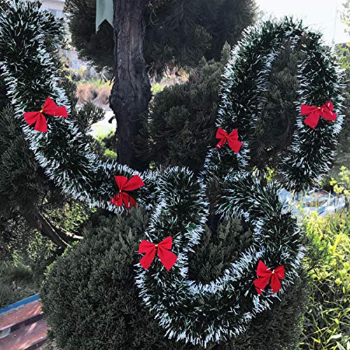 Dolicer 5Pcs 5.9Feet Pine Christmas Garland Artificial Pine Wreath Xmas Decor Pine Christmas Greenery Garland Christmas Tree Garland for