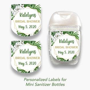 Oh Baby! Stickers & Set of 30 Tropical Mini Party Favor Labels ...