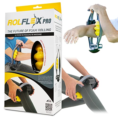 Rolflex PRO Arm & Leg Massager - Forearm & Calf Roller - Tennis & Golfers Elbow, Carpal Tunnel, Tendonitis, Wrist, Hand, Calf, F