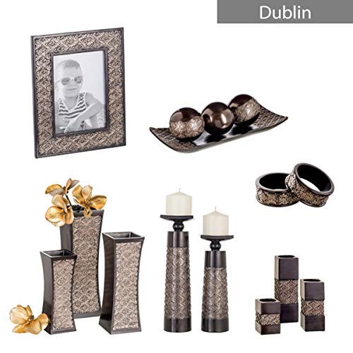 Creative Scents Dublin Home Decor Tray and Orbs Set - Coffee Table Decor Centerpiece Table Decorations Bowl with Spheres - Decor