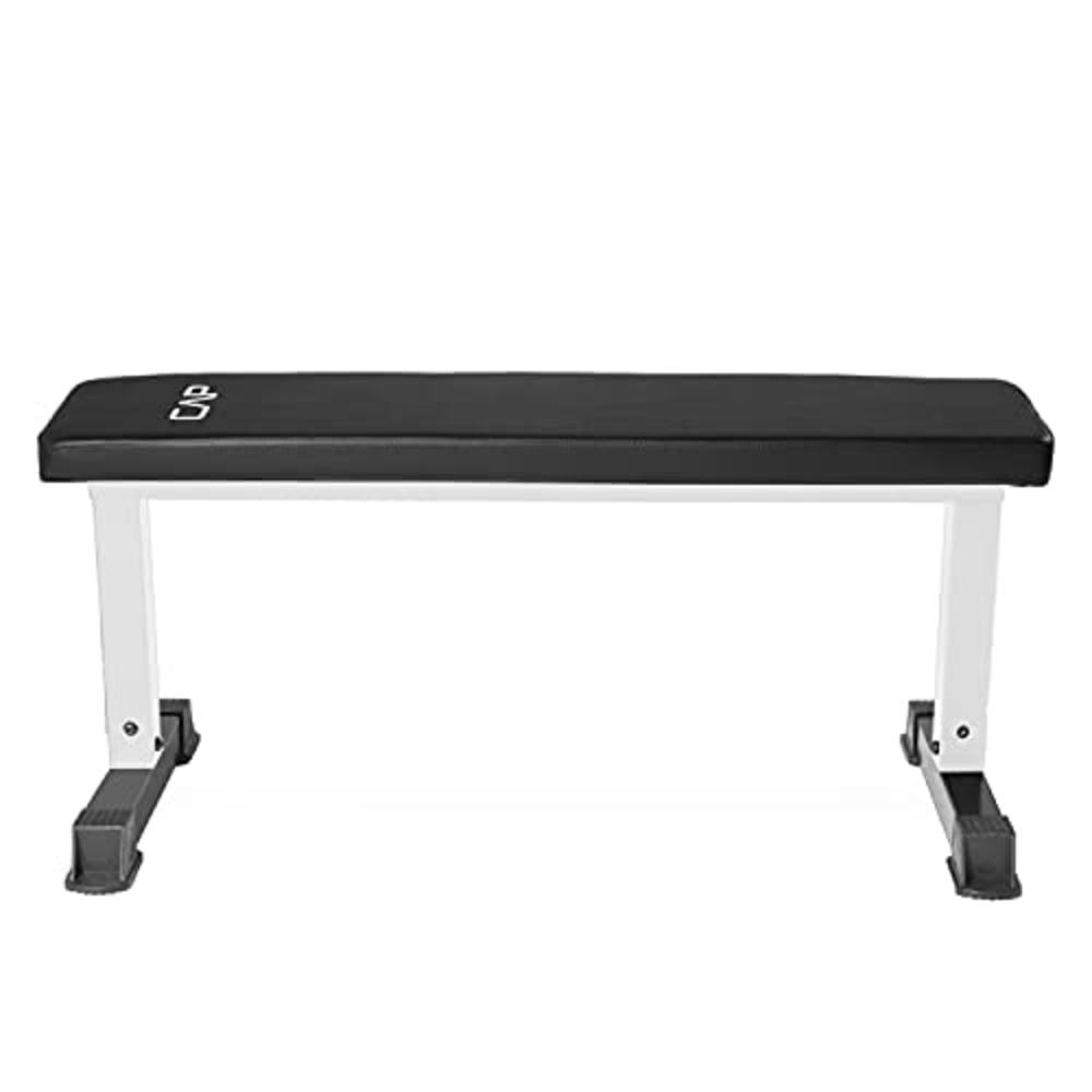 CAP Barbell Flat Weight Bench, White