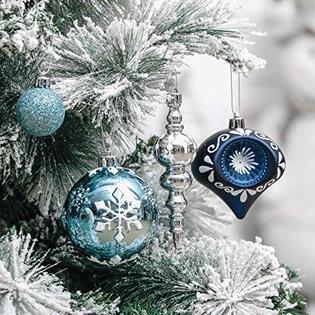 EG0101-0036 Valery Madelyn 70ct Winter Wishes Silver and Blue