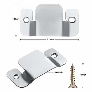 SONGTIY 4PCS Sectional Couch Connectors Furniture Connector, Premium Metal  Sofa Interlocking Sofa Connector Bracket with Screws