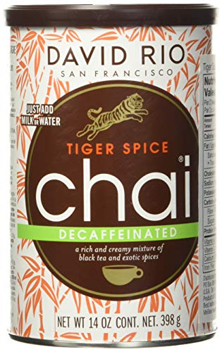 David Rio Mix, Decaf Tiger Spice, 14 Ounce (Pack of 1)