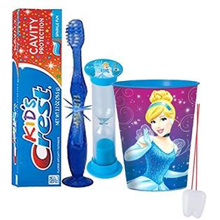 PG Disney Princess Cinderella Inspired 4pc Bright Smile Oral Hygiene Set Flashing Lights pg-disney-princess-cinderella-inspired-4pc-bright-smile-oral-hygiene-set-flashing-lights