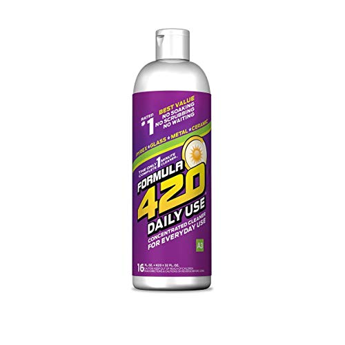Pleaser Formula 420 Daily Use Concentrated 16oz. Makes 32oz. Glass, Pyrex, Metal and Ceramic Cleaner