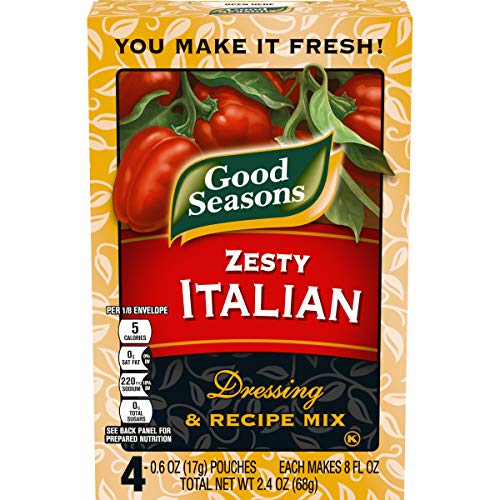 Good Seasons Zesty Italian Dressing & Recipe Mix, 4 ct Packets
