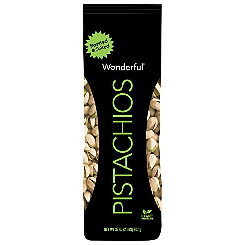 Wonderful Pistachios, Roasted and Salted, 32 Ounce