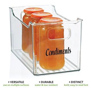 mDesign Home Organization Labels - Preprinted Label Stickers ...