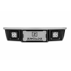 ZROADZ LED Universal 2" Hitch Step Kit - Black Mild Steel Bolt-On, No Drilling - Includes (2) 3 Inch LED Pod Lights and Universa