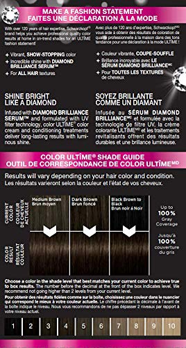 Schwarzkopf Color Ultime Hair Color Cream,  Velvet Brown (Packaging May  Vary)