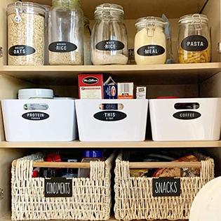 Talented Kitchen 158 Chalkboard Pantry Labels –158 Kitchen ...