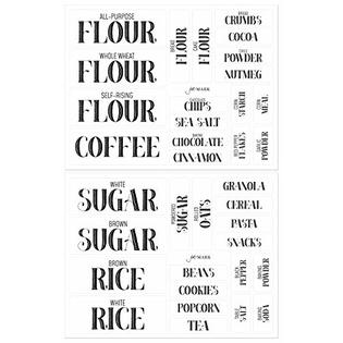Pantry Labels for Kitchen Organization and Storage, Clear ...