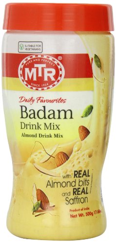 Badam Almond Drink MTR Daily Favourites Badam Drink Mix (Almond Drink Mix), 500 grams