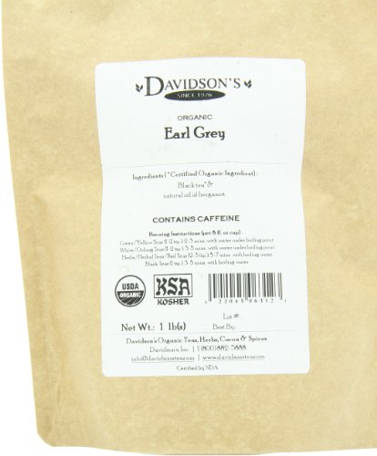 Davidsons Tea Bulk, Earl Grey, 16-Ounce Bag