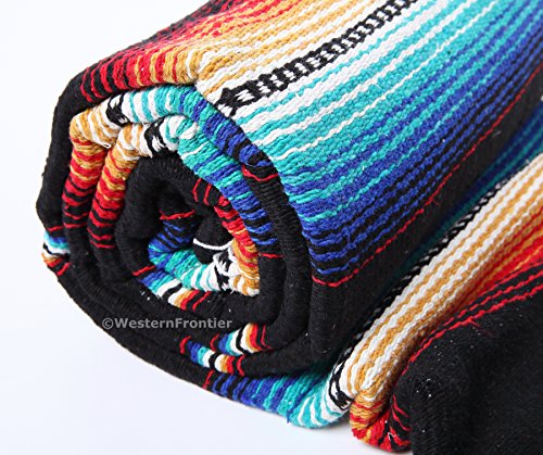 El Paso Designs Traditional Mexican Blanket | Artisanal Boho Blanket