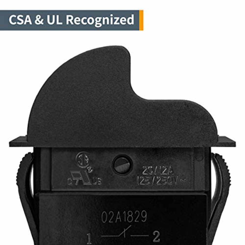 POWERTEC 71353 Safety Toggle Switch ?Dual Voltage 125/250v Premium ...