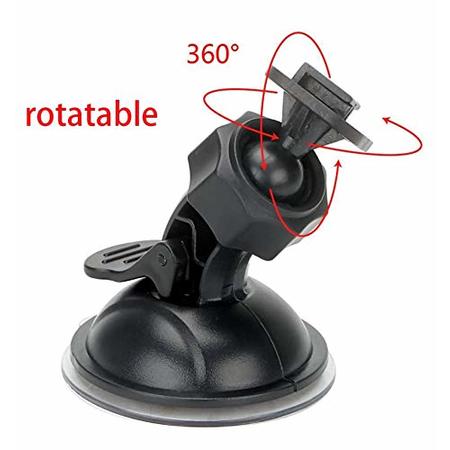 MILSENSE XIPAN Suction Cup Mount for Yi Dash Cam 2.7, Uniden Dashcam, Black  Box G1w Dash Camera etc, Hold Tightly Removeable Easy to Install an