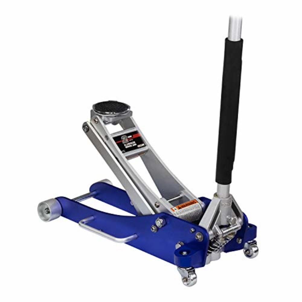 Arcan 2-Ton Quick Rise Aluminum Floor Jack with Dual Pump Pistons & Reinforced Lifting Arm (A20017 / ALJ2T)