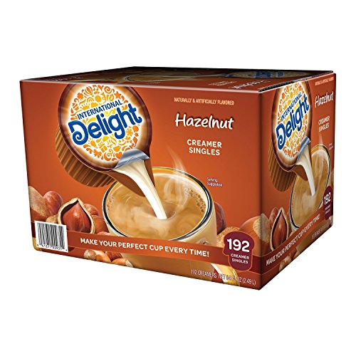 MegaDeal International Delight Hazelnut Liquid Coffee Creamer Portion Cup (192)ct by MegaDeal
