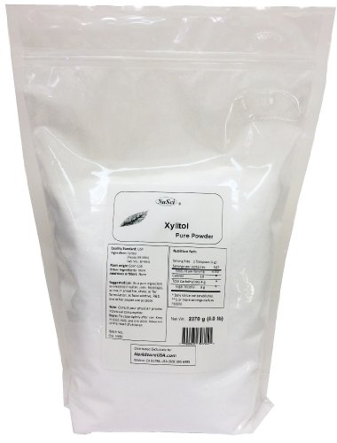 NuSci Xylitol Powder Pure Form an alternative to sugar (2270 grams (5.0 lb))