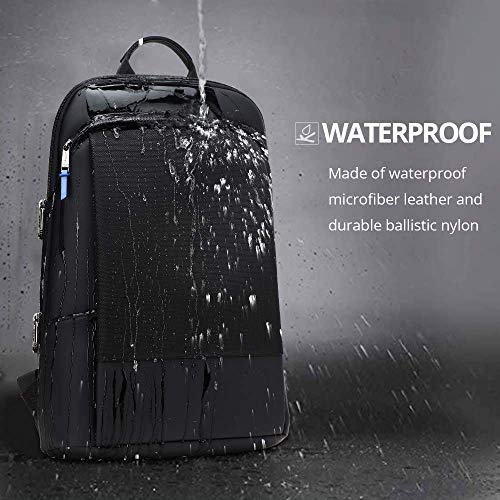 BOPAI 15 inch Super Slim Laptop Backpack Men Anti Theft Backpack Waterproof College Backpack Travel Laptop Backpack for Men Busi