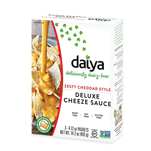 Daiya Zesty Cheddar Style Cheeze Sauce :: Plant-Based Nacho Cheese Sauce and Queso Dip :: Vegan, Dairy Free, Gluten Free, Soy Fr