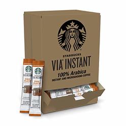Starbucks VIA Instant Coffee Medium Roast Packets ? Pike Place Roast ? 1 box (50 packets)