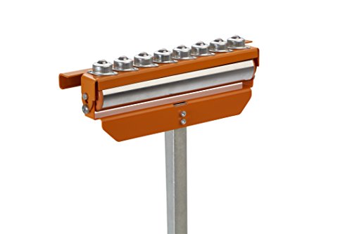 BORA Portamate PM-5093 Tri Function Pedestal Roller 11.25" Polished Steel Roller, Ball Bearing Multi-Directional Rollers