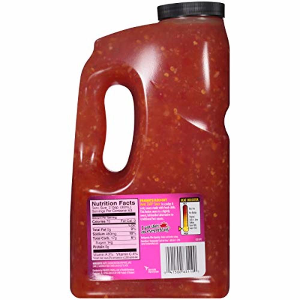 Franks red hot ingredients label