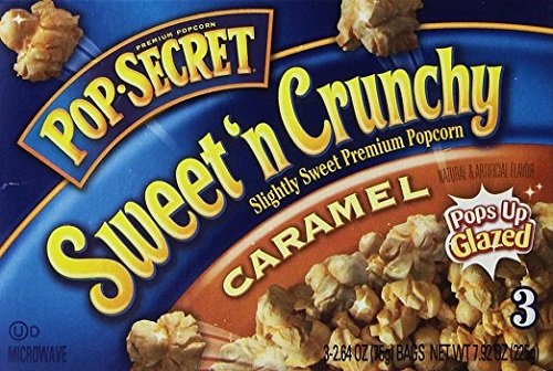 Pop Secrect Pop Secret Sweet n Crunchy Caramel Popcorn, 3 Count, 7.92 Ounce 3 Boxes