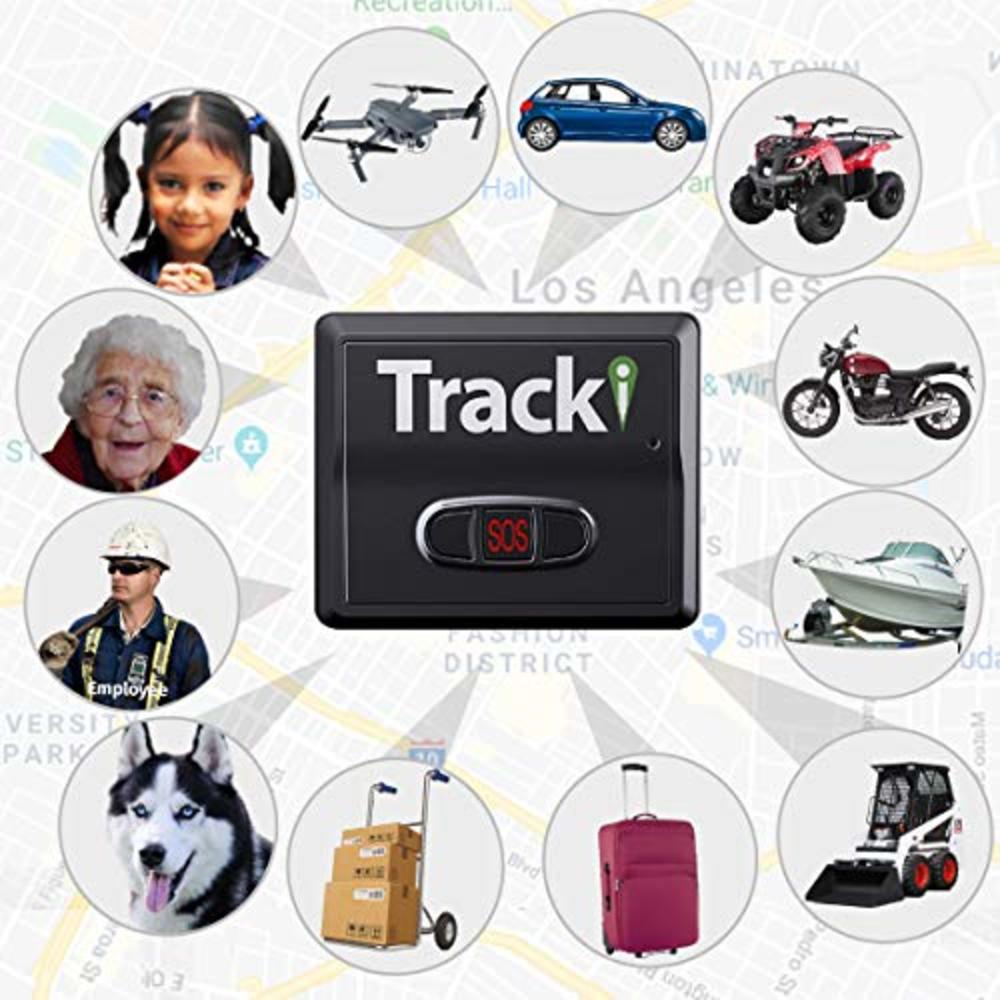 Tracki (2022) 4G Mini GPS Tracker Magnetic. Full USA &Worldwide Coverage. for Vehicles, Car, Kids, Elderly, Child, Dogs & Motorc